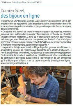 Revue de la chambre des métiers du Puy-de-Dôme, décembre 2014
