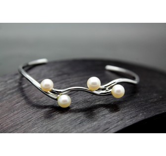 bracelet-jonc-argent-et-perles